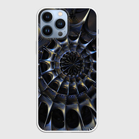 Чехол для iPhone 13 Pro Max с принтом DARK в Кировске,  |  | Тематика изображения на принте: abstract | abstraction | color | fractal | geometry | paitnt | psy | rdtktr | абстракция | геометрия | краски | неоновые | психоделика | фрактал