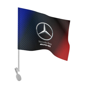 Флаг для автомобиля с принтом MERCEDES / МЕРСЕДЕС в Кировске, 100% полиэстер | Размер: 30*21 см | amg | auto | bens | benz | logo | merc | mercedes | mercedes benz | mersedes | moto | new | star | vthctltc | авто | амг | бенц | звезда | класс | лого | логотип | мерин | мерс | мерседес | мерседес бенц | мото | новый | символ | символы | ьуксуву