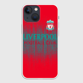 Чехол для iPhone 13 mini с принтом LIVERPOOL. в Кировске,  |  | fc | football | football club | liverpool fc | sport | британский футбольный клуб | ливерпуль фк | мерсисайд | спорт | уефа | униформа | фирменные цвета | фк | футбол | футбольный клуб