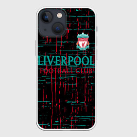 Чехол для iPhone 13 mini с принтом LIVERPOOL. в Кировске,  |  | fc | football | football club | liverpool fc | sport | британский футбольный клуб | ливерпуль фк | мерсисайд | спорт | уефа | униформа | фирменные цвета | фк | футбол | футбольный клуб