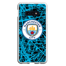 Чехол для Samsung S10E с принтом MANCHESTER CITY. в Кировске, Силикон | Область печати: задняя сторона чехла, без боковых панелей | Тематика изображения на принте: fc | football | football club | manchester city fc | sport | английский футбольный клуб | манчестер | манчестер сити | спорт | спортивный клуб | уефа | униформа | фирменные цвета | фк | футбол | футбольный клуб