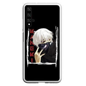 Чехол для Honor 20 с принтом Kaneki в Кировске, Силикон | Область печати: задняя сторона чехла, без боковых панелей | Тематика изображения на принте: ghoul | japan | kaneki | ken | tokyo | uta | uto | аниме | антэйку | аогири | арима | гули | гуль | ёма | ёмо | канеки | канэки | катаро | кен | кэн | сасаки | токийский | токио | тоука | ута | уто | хайсе | япония