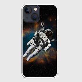 Чехол для iPhone 13 mini с принтом Космонавт в космосе в Кировске,  |  | cosmonavt | galaxy | nasa | nebula | space | star | абстракция | астронавт | вселенная | галактика | звезда | звезды | космический | космонавт | наса | планеты | скафандр