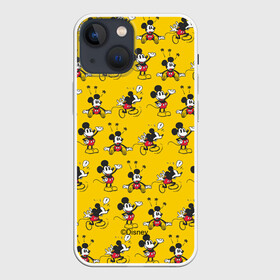 Чехол для iPhone 13 mini с принтом Микки Маус в Кировске,  |  | disney | дисней | микки маус | мышонок микки | паттерн | уолт дисней