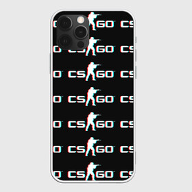 Чехол для iPhone 12 Pro Max с принтом CSGO GLITCH LOGO в Кировске, Силикон |  | Тематика изображения на принте: 1.6 | counter strike | csgo | glitch | logo shuter | trand | контр страйк | стрелялки