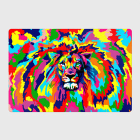 Магнитный плакат 3Х2 с принтом Лев Artistic Art в Кировске, Полимерный материал с магнитным слоем | 6 деталей размером 9*9 см | king | lion | neon | африка | голова | граффити | грива | дикий | животные | зверь | зодиак | картина | король | краски | красочный | лев | львенок | львиное | львица | неон | неоновые | радуга | радужный | рисунок