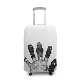 Чехол для чемодана 3D с принтом Dorohedoro в Кировске, 86% полиэфир, 14% спандекс | двустороннее нанесение принта, прорези для ручек и колес | dorohedoro | kaiman | дорохэдоро | манга