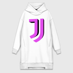 Платье-худи хлопок с принтом Juventus | 3D Logo Fuchsia (2021) в Кировске,  |  | 0x000000123 | juve | juventus | ronaldo | юве | ювентус