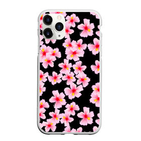 Чехол для iPhone 11 Pro Max матовый с принтом Цветы желаний в Кировске, Силикон |  | flowers | pattern | pink | бутоны | ветки | вишня | восток | восточные | гибискусы | девушкам | лепестки | летние | паттерн | природа | растения | розовыецветы | ромашки | сакура | тропики | узоры | цветочки