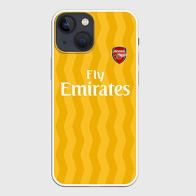 Чехол для iPhone 13 mini с принтом ARSENAL в Кировске,  |  | arsenal | aubameyang | champions league | england | fc | football club | sport | англия | арсенал | лига чемпионов | лондон | обамеянг | премьер лига | спортивные | униформа | фирменые цвета | фк | футбольный клуб