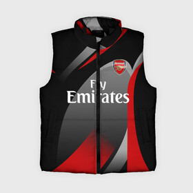 Женский жилет утепленный 3D с принтом ARSENAL UNIFORM в Кировске,  |  | arsenal | arsenal uniform | aubameyang | champions league | england | fc | football club | sport | англия | арсенал | лига чемпионов | лондон | обамеянг | премьер лига | спортивные | униформа | фирменые цвета | фк | футбольный клуб