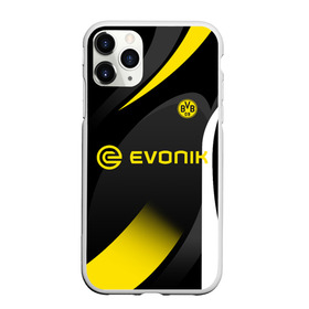 Чехол для iPhone 11 Pro Max матовый с принтом BORUSSIA DORTMUND в Кировске, Силикон |  | Тематика изображения на принте: 09 | borussia | borussia dortmund | bvb | bvb 09 | dortmund | fc | football club | sport | боруссия | дортмунд | спортивные | униформа | фирменые цвета | фк | футбольный клуб