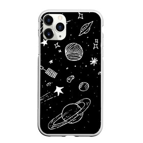 Чехол для iPhone 11 Pro Max матовый с принтом Cosmos в Кировске, Силикон |  | comet | cosmos | moon | planet | satellite | saturn | space | star | weightlessness | звезда | комета | космос | луна | невесомость | планета | сатурн | спутник