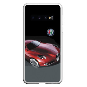 Чехол для Samsung Galaxy S10 с принтом Alfa Romeo в Кировске, Силикон | Область печати: задняя сторона чехла, без боковых панелей | alfa romeo | car | italy | motorsport | prestige | автоспорт | альфа ромео | италия | престиж