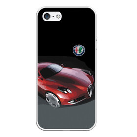 Чехол для iPhone 5/5S матовый с принтом Alfa Romeo в Кировске, Силикон | Область печати: задняя сторона чехла, без боковых панелей | alfa romeo | car | italy | motorsport | prestige | автоспорт | альфа ромео | италия | престиж