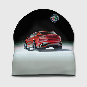 Шапка 3D с принтом Alfa Romeo в Кировске, 100% полиэстер | универсальный размер, печать по всей поверхности изделия | alfa romeo | car | italy | motorsport | prestige | автоспорт | альфа ромео | италия | престиж