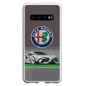 Чехол для Samsung Galaxy S10 с принтом Alfa Romeo motorsport в Кировске, Силикон | Область печати: задняя сторона чехла, без боковых панелей | alfa romeo | car | italy | motorsport | prestige | автоспорт | альфа ромео | италия | престиж