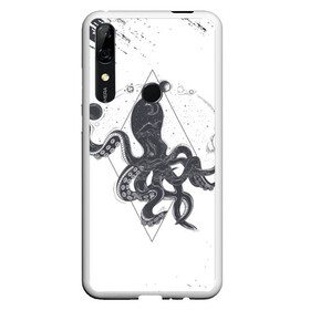 Чехол для Honor P Smart Z с принтом Ктулху | Cthulhu (Z) в Кировске, Силикон | Область печати: задняя сторона чехла, без боковых панелей | Тематика изображения на принте: cthulhu | великий древний | владыка миров | зов ктулху | ктулху | лавкрафта | морское чудовище | чудовище