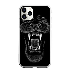 Чехол для iPhone 11 Pro матовый с принтом Черная пантера в Кировске, Силикон |  | big | black | cat | danger | jungle | king | leopard | panter | panther | picture | большая | большой | джунглей | джунгли | зубы | король | кот | кошка | леопард | мелками | опасная | опасный | охотник | пантера | пасть | рисунок | хищник | 
