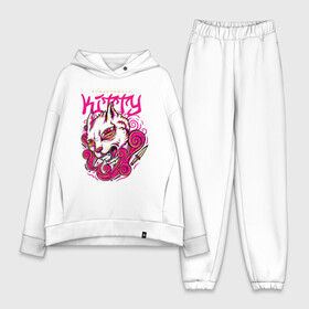 Женский костюм хлопок Oversize с принтом Bad Kitty в Кировске,  |  | bad | casual | cat | cats | kitten | kitty | pussy | pussycat | style | trend | trendy | urban | в трендах | городской | граффити | кот | котенок | кошка | на стиле | нож | опасная | с ножем | с ножом | стиль | тренд | тренды | уличн