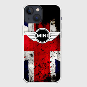 Чехол для iPhone 13 mini с принтом Mini Cooper в Кировске,  |  | Тематика изображения на принте: bmw | mini | mini cooper | авто | англия | бмв | британия | великобритания | машина | мини | мини купер | тачка
