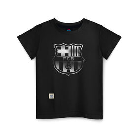 Детская футболка хлопок с принтом FC Barcelona | Gradient effect (2021) в Кировске, 100% хлопок | круглый вырез горловины, полуприлегающий силуэт, длина до линии бедер | Тематика изображения на принте: 0x000000123 | barca | barcelona | fcb | messi | барса | барселона | месси | фкб