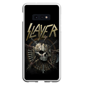 Чехол для Samsung S10E с принтом Slayer в Кировске, Силикон | Область печати: задняя сторона чехла, без боковых панелей | kerry king | musical group | repentless | slayer | tom araya | метал | том арайа | трэш