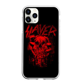 Чехол для iPhone 11 Pro Max матовый с принтом Slayer в Кировске, Силикон |  | kerry king | musical group | repentless | slayer | tom araya | метал | том арайа | трэш