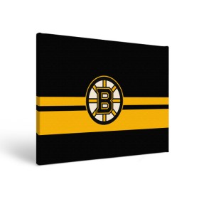 Холст прямоугольный с принтом BOSTON BRUINS NHL в Кировске, 100% ПВХ |  | black | boston | bruins | hockey | ice | logo | nhl | sport | usa | бостон | брюинз | логотип | нхл | спорт | хоккей