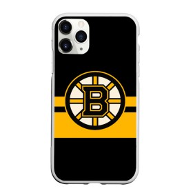 Чехол для iPhone 11 Pro матовый с принтом BOSTON BRUINS NHL в Кировске, Силикон |  | black | boston | bruins | hockey | ice | logo | nhl | sport | usa | бостон | брюинз | логотип | нхл | спорт | хоккей