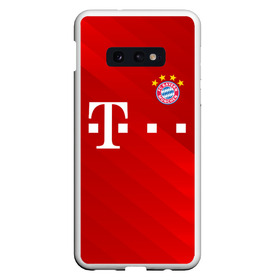 Чехол для Samsung S10E с принтом FC Bayern Munchen в Кировске, Силикон | Область печати: задняя сторона чехла, без боковых панелей | Тематика изображения на принте: bayern | bayern munchen | champions league | fc bayern munchen | germany | munchen | бавария | германия | левандовски | лига чемпионов | мюнхен | рибери | роббен