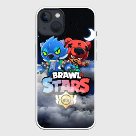 Чехол для iPhone 13 с принтом Brawl Stars Leon  Nita в Кировске,  |  | brawl | brawl stars | leon | leon wolf | nita | бравл | бравл старс | леон | леон волк | леон и нита | нита