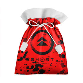 Подарочный 3D мешок с принтом GHOST OF TSUSHIMA в Кировске, 100% полиэстер | Размер: 29*39 см | game | games | ghost | ghost of tsushima | japan | logo | samurai | symbol | tsushima | игра | игры | лого | логотипы | призрак | призрак цусимы | самураи | самурай | символ | символы | цусимы | япония | японская | японские | японский