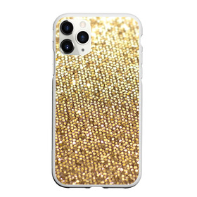 Чехол для iPhone 11 Pro Max матовый с принтом Блёстки в Кировске, Силикон |  | блеск | блёстки | блестяшки | золото