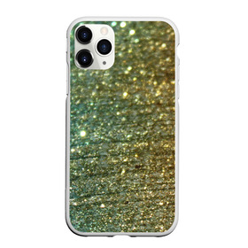 Чехол для iPhone 11 Pro Max матовый с принтом Бирюзовый блеск в Кировске, Силикон |  | Тематика изображения на принте: бирюзовый | блеск | блестящая пыль | зелёный | стразы