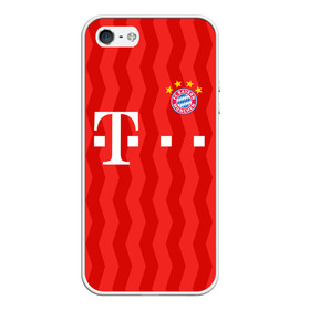 Чехол для iPhone 5/5S матовый с принтом FC Bayern Munchen униформа в Кировске, Силикон | Область печати: задняя сторона чехла, без боковых панелей | bayern | bayern amateure | bayern munchen | champions league | fc bayern munchen | germany | munchen | бавария | германия | левандовски | лига чемпионов | мюнхен | рибери | роббен