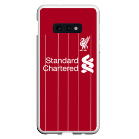 Чехол для Samsung S10E с принтом Liverpool FC в Кировске, Силикон | Область печати: задняя сторона чехла, без боковых панелей | football | liverpool fc | liverpool football club | soccer | uefa | англия | клуб | ливерпуль | лига | матч | мяч | спорт | уефа | футбол | хендерсон