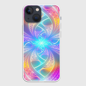 Чехол для iPhone 13 mini с принтом Узоры   Абстракция  Неон в Кировске,  |  | abstract | abstraction | fractal | geometry | pattern | psy | абстрактный | абстракция | геометрия | краски | неоновый | психоделика | текстура