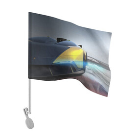 Флаг для автомобиля с принтом Lamborghini в Кировске, 100% полиэстер | Размер: 30*21 см | bolide | car | italy | lamborghini | motorsport | power.prestige | автомобиль | автоспорт | болид | италия | ламборгини | мощь | престиж