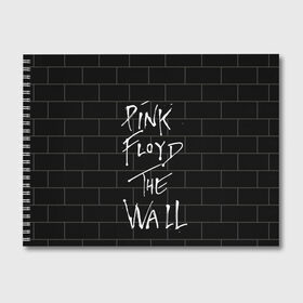 Альбом для рисования с принтом PINK FLOYD в Кировске, 100% бумага
 | матовая бумага, плотность 200 мг. | Тематика изображения на принте: pink floyd | the wall | пинк флоид | стена