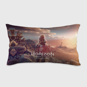 Подушка 3D антистресс с принтом Horizon Forbidden West в Кировске, наволочка — 100% полиэстер, наполнитель — вспененный полистирол | состоит из подушки и наволочки на молнии | aloy | guerrilla games | horizon forbidden west | hunt | zero dawn | горизонт | запретный запад | игры | нулевой рассвет | охота | элой