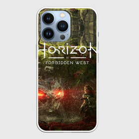 Чехол для iPhone 13 Pro с принтом Horizon Forbidden West в Кировске,  |  | aloy | guerrilla games | horizon forbidden west | hunt | zero dawn | горизонт | запретный запад | игры | нулевой рассвет | охота | элой