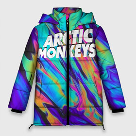 Женская зимняя куртка 3D с принтом ARCTIC MONKEYS в Кировске, верх — 100% полиэстер; подкладка — 100% полиэстер; утеплитель — 100% полиэстер | длина ниже бедра, силуэт Оверсайз. Есть воротник-стойка, отстегивающийся капюшон и ветрозащитная планка. 

Боковые карманы с листочкой на кнопках и внутренний карман на молнии | alex turner | arctic monkeys | rock | алекс тернер | арктик манкис | рок