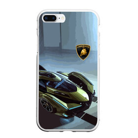 Чехол для iPhone 7Plus/8 Plus матовый с принтом Lamborghini в Кировске, Силикон | Область печати: задняя сторона чехла, без боковых панелей | bolide | car | italy | lamborghini | motorsport | power.prestige | автомобиль | автоспорт | болид | италия | ламборгини | мощь | престиж