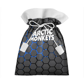 Подарочный 3D мешок с принтом ARCTIC MONKEYS в Кировске, 100% полиэстер | Размер: 29*39 см | Тематика изображения на принте: alex turner | arctic monkeys | rock | алекс тернер | арктик манкис | рок