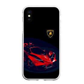 Чехол для iPhone XS Max матовый с принтом Lamborghini Diverso в Кировске, Силикон | Область печати: задняя сторона чехла, без боковых панелей | bolide | car | italy | lamborghini | motorsport | power.prestige | автомобиль | автоспорт | болид | италия | ламборгини | мощь | престиж