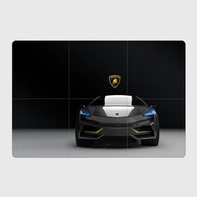 Магнитный плакат 3Х2 с принтом Lamborghini URUS в Кировске, Полимерный материал с магнитным слоем | 6 деталей размером 9*9 см | bolide | car | italy | lamborghini | motorsport | power.prestige | автомобиль | автоспорт | болид | италия | ламборгини | мощь | престиж