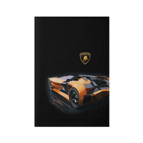 Обложка для паспорта матовая кожа с принтом Lamborghini в Кировске, натуральная матовая кожа | размер 19,3 х 13,7 см; прозрачные пластиковые крепления | Тематика изображения на принте: bolide | car | italy | lamborghini | motorsport | power.prestige | автомобиль | автоспорт | болид | италия | ламборгини | мощь | престиж