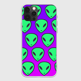 Чехол для iPhone 12 Pro Max с принтом ALIENS в Кировске, Силикон |  | alien | space | зеленый | космос | нло | пришелец