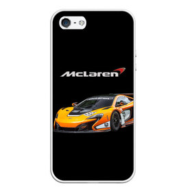 Чехол для iPhone 5/5S матовый с принтом McLaren в Кировске, Силикон | Область печати: задняя сторона чехла, без боковых панелей | bolide | car | mclaren | motorsport | power | prestige | автомобиль | автоспорт | болид | мощь | престиж